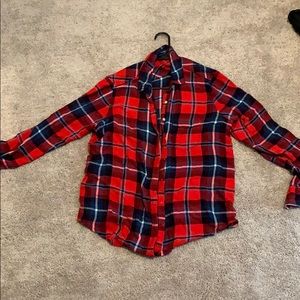 XL red flannel